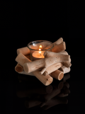 Wooden Candle Holder