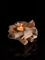 Wooden Candle Holder