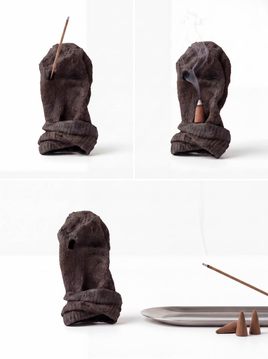 Ripped Sock Incense Holder