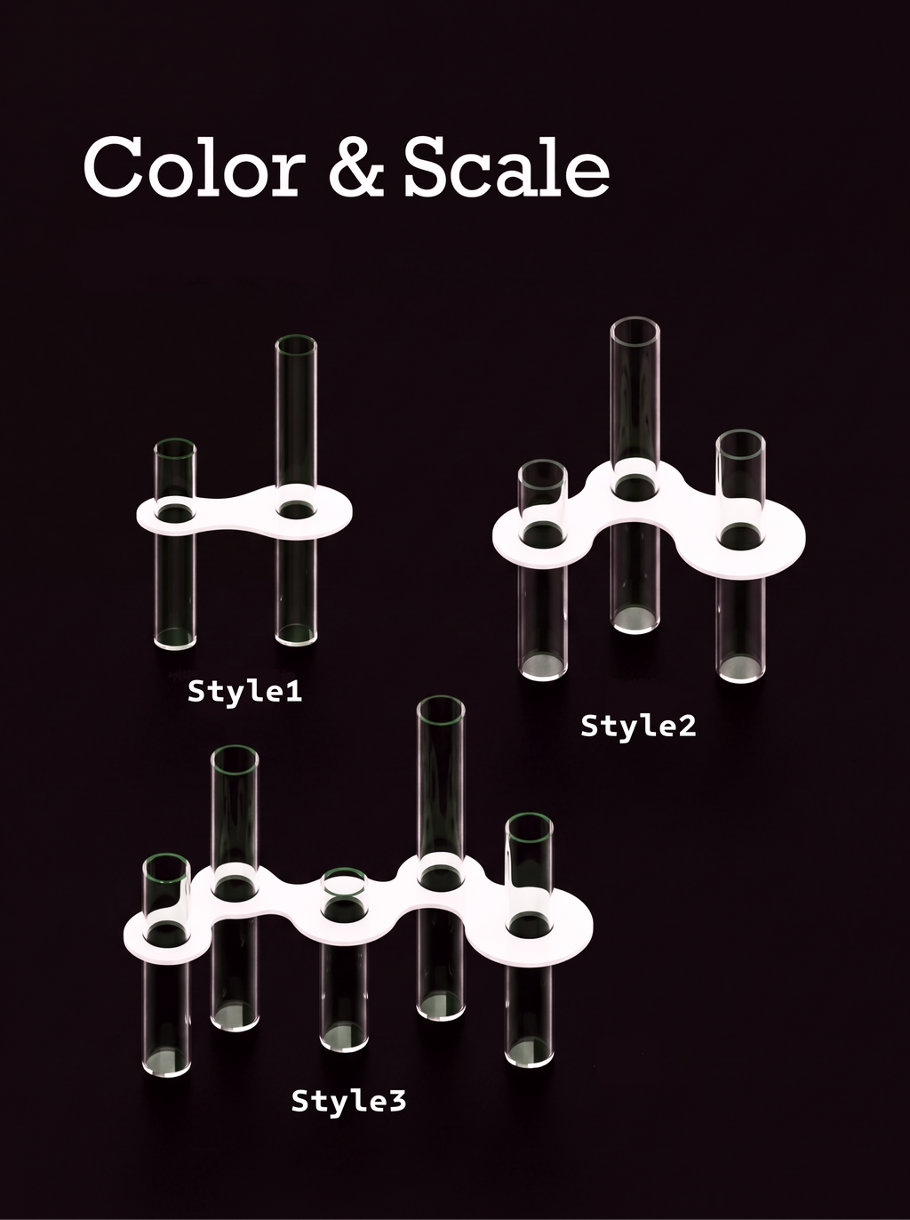 Molecular Test Tube Vase