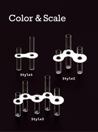Molecular Test Tube Vase