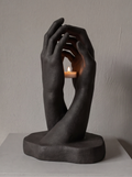 Clasped Hands Candle Holder
