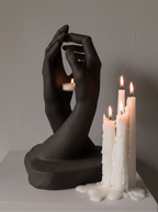 Clasped Hands Candle Holder