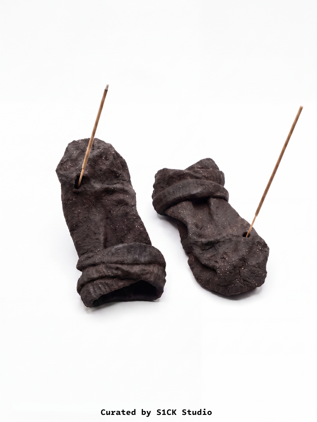 Ripped Sock Incense Holder